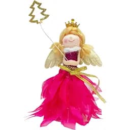 Новорічна ялинкова іграшка фігурка Янголятко в сукні 14 см в асортименті (220747-1)