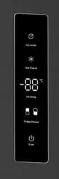 Холодильник Gorenje з нижньою морозильною камерою, 200х60х60см, 2 двері, 238(98)л, А+, NF+, Зона св-ті, Зовн. Дисп, Чорний - мініатюра 4