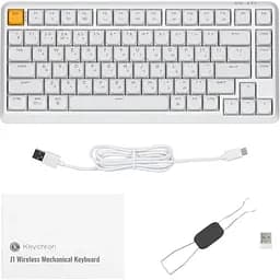 Клавіатура Keychron J1 82 Key K Pro Red Switch RGB White (J1-Q1-UA) [159745] - мініатюра 8