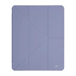 Чохол-книжка для планшета Apple iPad Pro 13 (2024)/Pro 13 (2025) M5, Y-Type PEN, фіолетовий, магнітний, з тримачем для стилуса, протиударний, обкладинка з функцією підставки, екошкіра + ТПУ, функція автоматичного пробудження/сну
