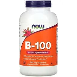 Комплекс В-100 Now B-Vitamins 250 вегетаріанських капсул