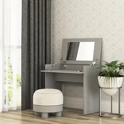 Трюмо с зеркалом в спальню MebelStar Нео 80x43x75,2 см Серая мышка (MBS-1234)