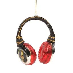 Ялинкова прикраса "Навушники червоні" 8,8*4,6*10 см, YQ1408481