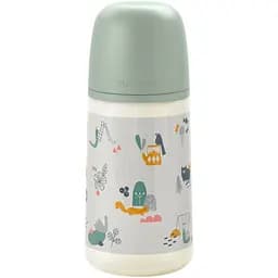 Бутылочка Suavinex A walk in the park физиологическая соска медленный поток 270 мл зеленая (308319)