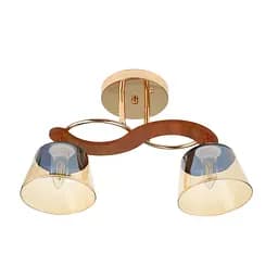 Люстра потолочная Brille в спальню E27 60W G (LK-704S/2)