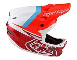 Велошолом Troy Lee Designs D3 Fiberlite Slant L Red (1106-198744014) - мініатюра 3