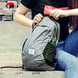 Складний рюкзак Naturehike Ultralight (NH17A012-B) 18л - сірий - мініатюра 8