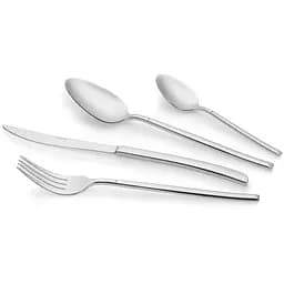 ARDESTO Набор столовых приборов Black Mars Monza 24 пр., нержавеющая сталь