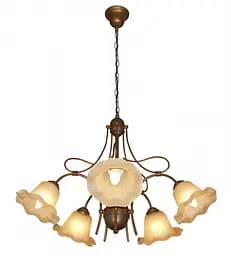 Люстра подвесная Brille флористика E27 60W PB (BR-901S/5)