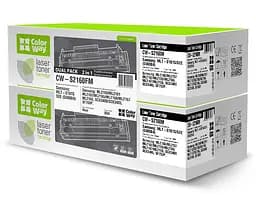 Картридж Samsung MLT-D101S, Black, ML-2160/2165/2168, SCX-3400/3405, SF-760P, 1500 стор, ColorWay, Dual Pack (CW-S2160FM)