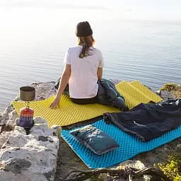 Килимок складний Naturehike Thickened (NH20FCD07) 187см - алюмінієва плівка IXPE - 25мм - блакитний - мініатюра 9