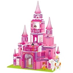 Конструктор Sluban M38-B0152 Казковий замок для принцеси, 472 деталі, рожевий