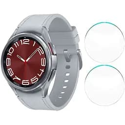 Захисне скло Watchbands Samsung Galaxy Watch 6 Classic 43mm Silver SM-R950NZSASEK - 2шт (WB000643S-2)