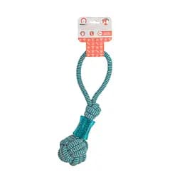 Іграшка для собак Misoko&Co Жувальна веревка light blue 38 cm - мініатюра 2
