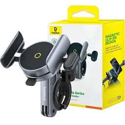 Мото-вело тримач Baseus PrimeTrip Series Magnetic Bike Phone Holder C40569000121-00 Black - мініатюра 7