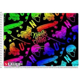 Альбом для малювання Школярик Все для активного відпочинку для хлопчика та дівчаток 30 аркушів (PB-SC-030-512)