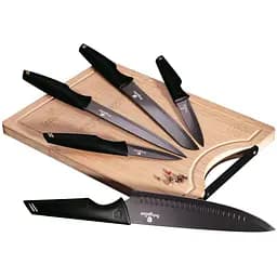 Набір ножів із 6 предметів Berlinger Haus Рожево-чорний 000267210