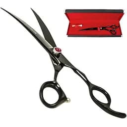 Davis Majutsu Titanium Curved 8.5 21.6 см дэвис майжитцу титаниум ножницы изогнутые для стрижки собак