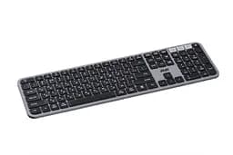 Клавіатура мембранна KS240 110key, WL/BT, EN/UK, сіро-чорний 2E teh0013890 - мініатюра 7