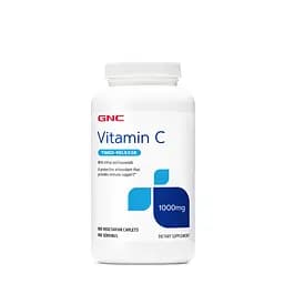 Вітаміни та мінерали GNC Vitamin C 1000 mg Timed-Release, 180 вегакаплет - Термін 08.26