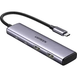 Хаб разветвитель адаптер Ugreen 4-Port Usb-C Hub на 4 выхода UGR-15395