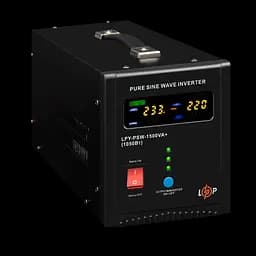 ДБЖ LogicPower LPY-PSW-1500VA+ (1050Вт) 10A/15A з правильною синусоїдою 24V - мініатюра 3