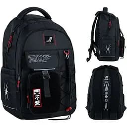 Рюкзак підлітковий Kite для хлопчика K25-2597L-1 Чорний