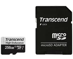 Карта памяти Transcend 256GB microSDXC UHS-I U3 C10 (TS256GUSD350V) (FFSDTR01479)