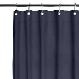 Шторка для душа и ванной Cosas с кольцами 180х200 denim, индиго (ShowerCurtains_16Denim_DUK_180x200_Hook)