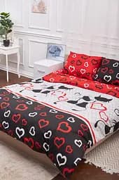 Підковдра Moon&Star Бязь Gold Люкс Love Cats Полуторна 143x210 см