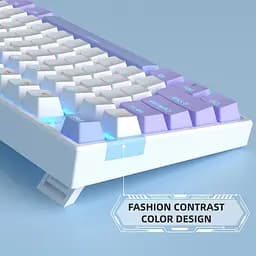 Клавіатура MageGee MK-Star Red Switch Lilac (6971969728752-UA) - мініатюра 5