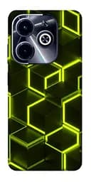 Чехол itsPrint Neon hexagon для Infinix Hot 40i