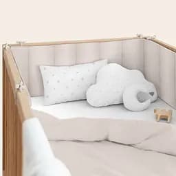 Бортики в дитяче ліжечко Cosas Ivory 30 х 60 см (WeltBed_98Cappuccino_30x60) - мініатюра 2