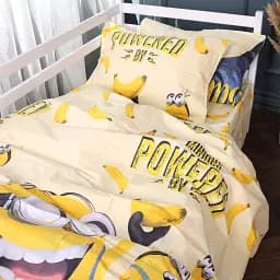 Підковдра MirSon Minions and bananas Ranforce Elite 110х140 см (2200011492995) - мініатюра 4