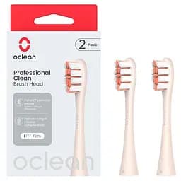 Насадки для зубної щітки Oclean Brush Head for One SE Air X F1 2шт P1C8 Golden - мініатюра 2