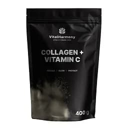 Колаген і вітамін С VitalHarmony Collagen pluc C 400 г Натуральний
