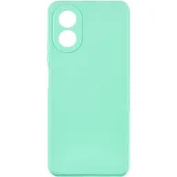 Силіконовий чохол Candy Full Camera для Oppo A78 4G Зелений / Menthol