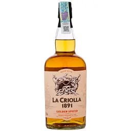 Напій алкогольний на основі рому Bardinet La Criolla 1891 Golden Spiced 35% 0.7л