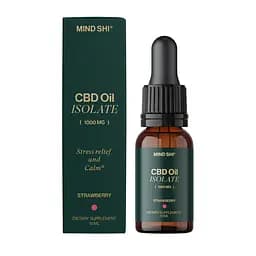 Изолят каннабидиола Mind Shi CBD Oil Isolate Strawberry 1000 мг 10 мл