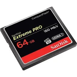 Карта пам'яті SanDisk CompactFlash 64GB Extreme Pro R-160MB/s [SDCFXPS-064G-X46] [100469] - мініатюра 3