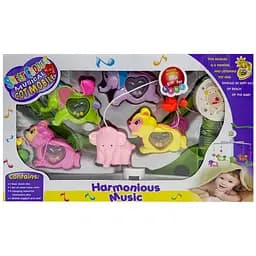 Музыкальный мобиль на кроватку "Harmonious music" Bambi M 1245-30B U/R, заводная
