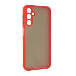 Чехол-накладка для Samsung Galaxy A24 4G (A245), Frosted Matte, красный, противоударный чехол с защитой всего корпуса, термополиуретан TPU + поликарбонат PC, ArmorStandart (ARM68563)