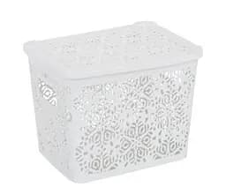 Кошик Violet House 0402 №2 Ажур White 7 л (0402 №2 Ажур W с/кр. 7 л)