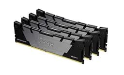 Пам'ять для настільних комп'ютерів Kingston FURY 64 GB (4x16GB) DDR4 3600 MHz Renegade Black (KF436C16RB12K4/64)