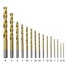 Набор сверл по металлу Trotec 15 pieces HSS Metal Drill Set (6200001131)