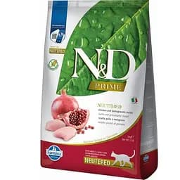 Сухой корм для кастрированных кошек Farmina N&D Quinoa курица и гранат 5 кг