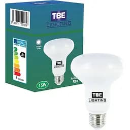 Світлодіодна світлодіодна лампа R80 TBE LIGHTING 15 Вт - стандартне гвинтове кріплення E27, еквівалентна енергозберігаюча