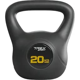 Гиря виниловая Trex Sport TX-020CKB 20 кг черная