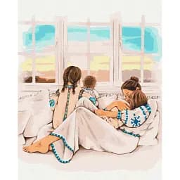 Картина по номерам Brushme Материнське тепло ©Алла Березовская 40x50 см