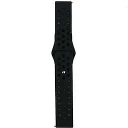 Ремінець Nike Sport 20 mm Watch Active/Galaxy S4 42 mm/Gear S2/Xiaomi Amazfit Чорний S